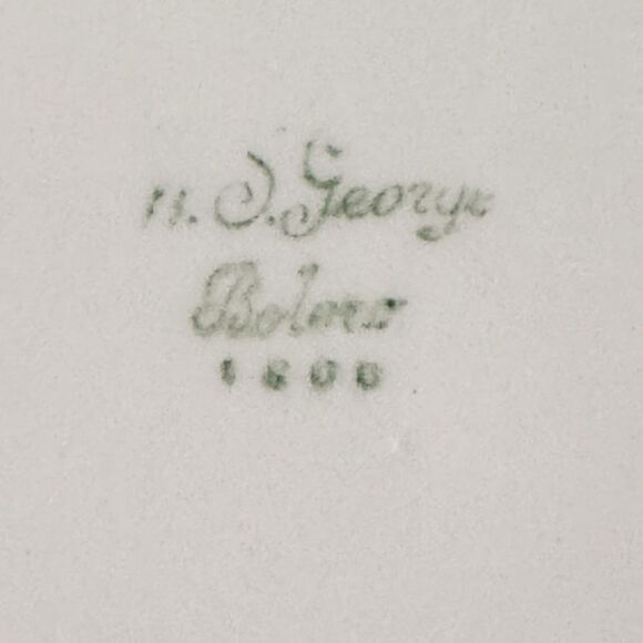 VTG. Chintz Floral Porcelain 1960 China Signed WS George Bolero 10” Dinner Plate - Picture 5 of 8